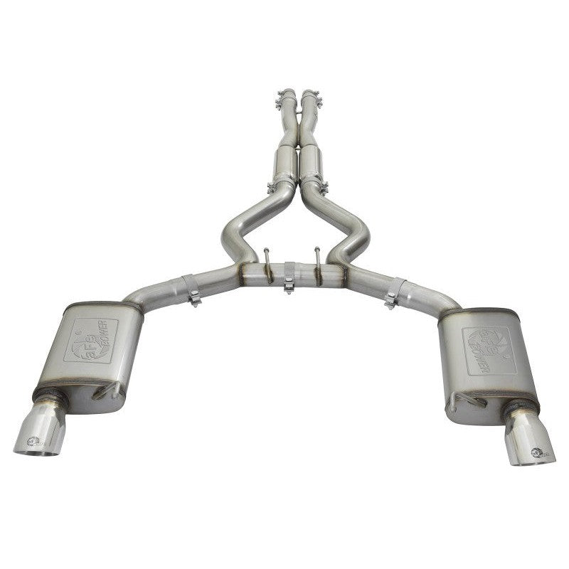 aFe MACH Force-Xp 304 SS Cat-Back Exhaust System w/ Polished Tip - 11-22 Dodge Durango