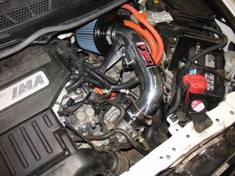 Injen 06-11 Honda Civic Hybrid 1.3L 4 cyl Black Dyno-Tuned Air Intake w/ Web Nano-Fiber Filter - T1 Motorsports