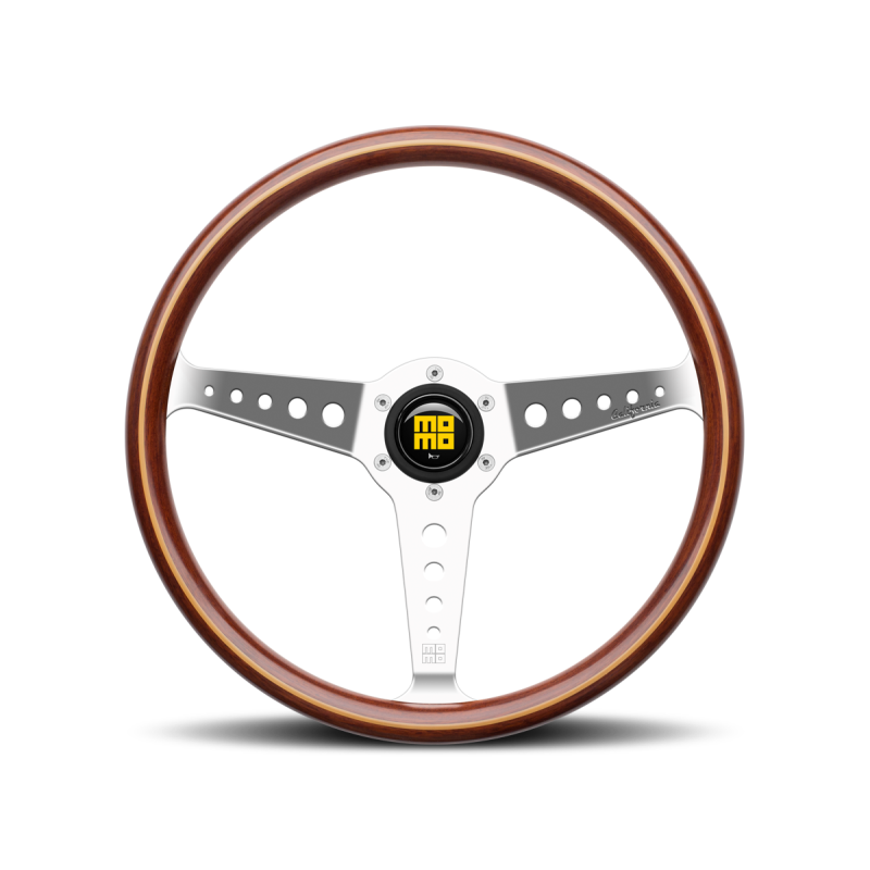 Momo California Wood Steering Wheel 360 mm - Mahogany Wood/Pol Spokes