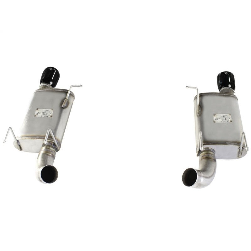 aFe MACHForce XP Exhaust 11-14 Ford Mustang GT V8-5.0L 3in. Stainless Steel Axle-Back w/Black Tips