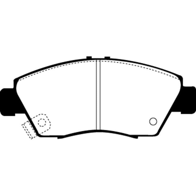 EBC Redstuff Brake Pads -  12 Acura ILX 1.5 Hybrid - Front Brake Pads