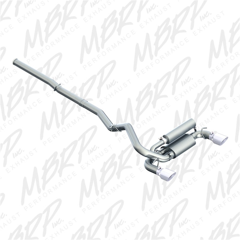 MBRP 2016+ Ford Focus RS 3in Dual Outlet Cat-Back Exhaust T409 SS - T1 Motorsports