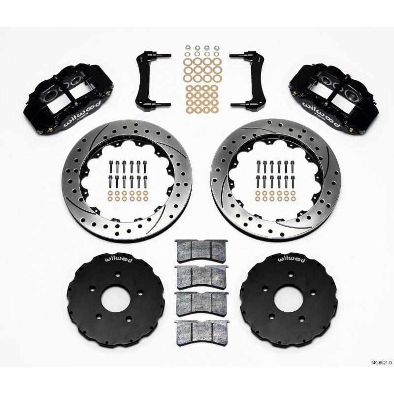 Wilwood Narrow Superlite 6R Front Hat Kit 13.06in Drilled 2005-up Corvette C6 - T1 Motorsports