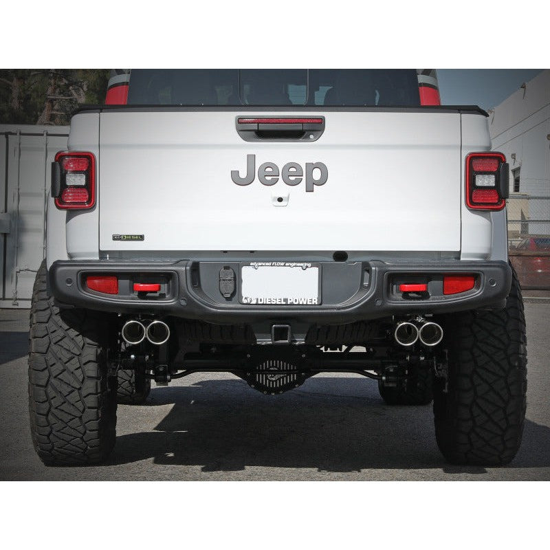 aFe Vulcan Series 3in 304SS Cat-Back 21 Jeep Gladiator V6-3.0L (td) - Dual Polished Tip