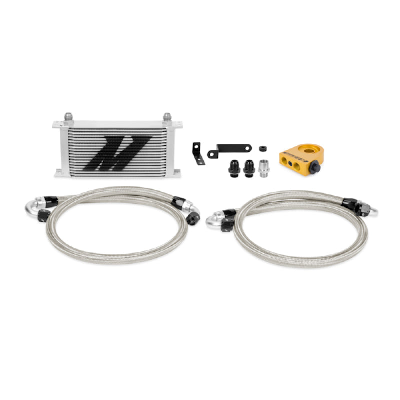 Mishimoto 08-14 WRX/STi Thermostatic Oil Cooler Kit - Silver - T1 Motorsports