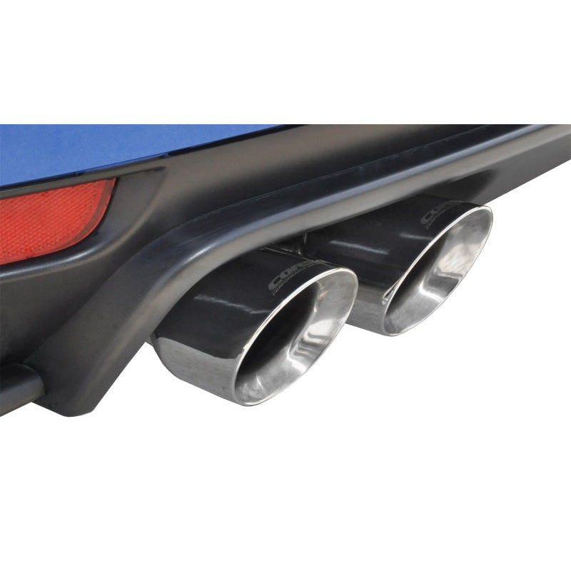 Corsa Sport Cat-Back Exhaust w/Polished Tips - 2008-2014 Subaru Impreza Hatchback STI