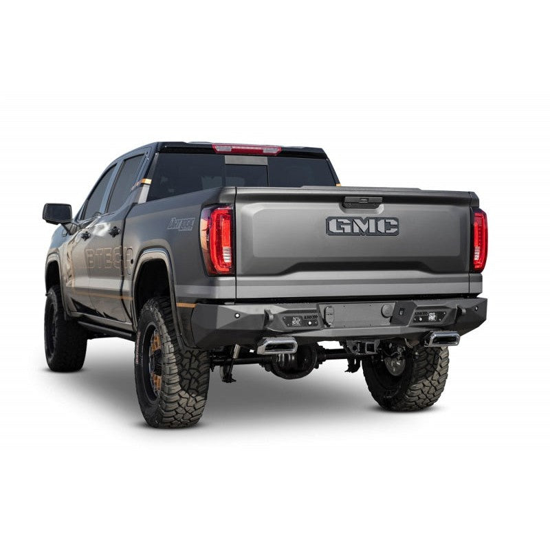 Addictive Desert Designs 19-20 GM 1500 Stealth Fighter Rr Bumper w/ Backup Sensor Cutouts