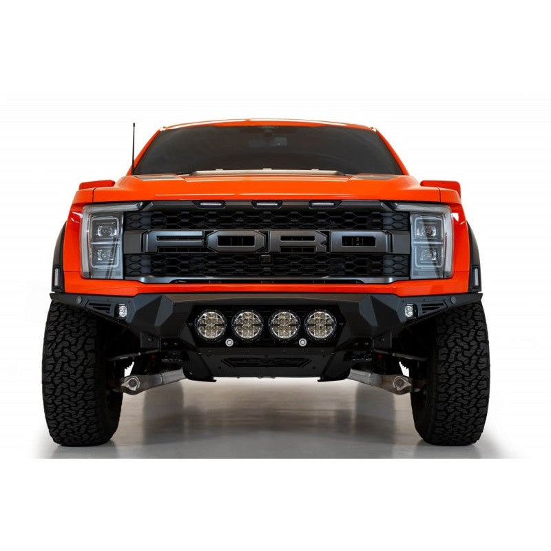 Addictive Desert Designs 2021+ Ford Raptor Bomber Front Bumper w/ 4 Rigid 360 6in Light Mounts