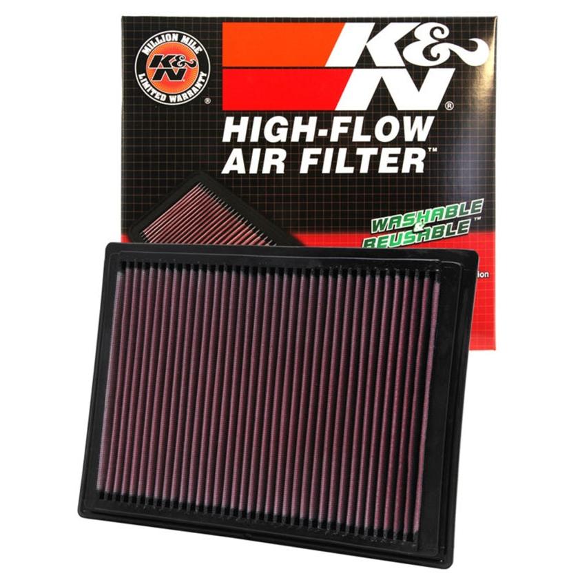 K&N 04-08 Ford F150 / 05-06 Expedition / 05-07 F250 SD / 05-06 Lincoln Navigator Drop In Air Filter