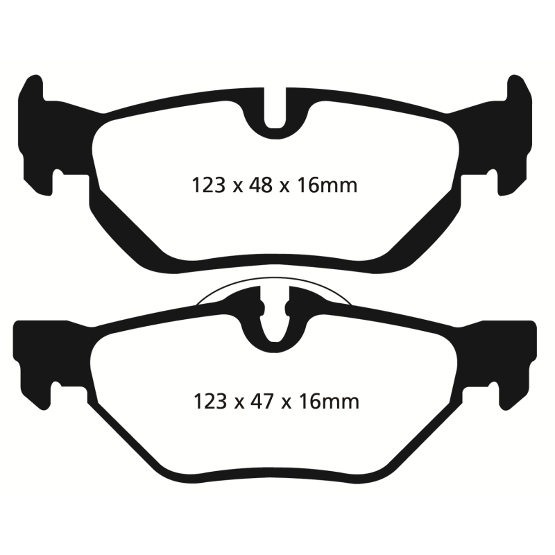 EBC Redstuff Brake Pads -  13+ BMW X1 2.0 Turbo (28i) - Rear Brake Pads