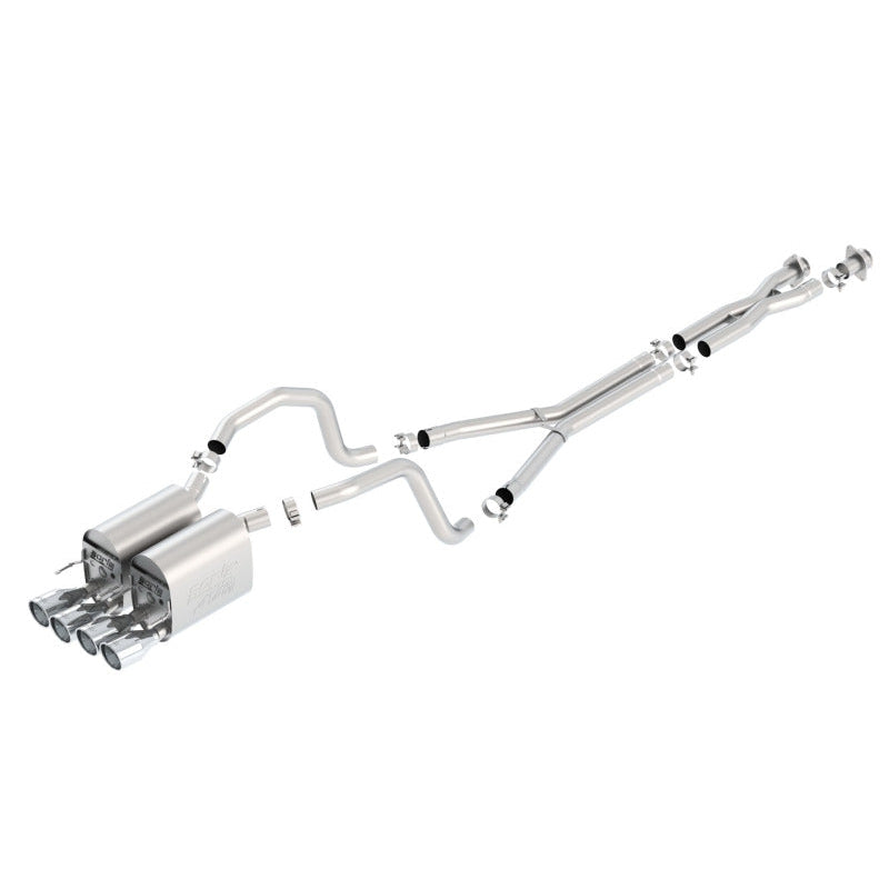 Borla 05-08 Chevrolet Corvette Coupe/Convertible 2dr 6.2L 8cyl AT/MT 6spd ATAK SS Catback Exhaust - T1 Motorsports