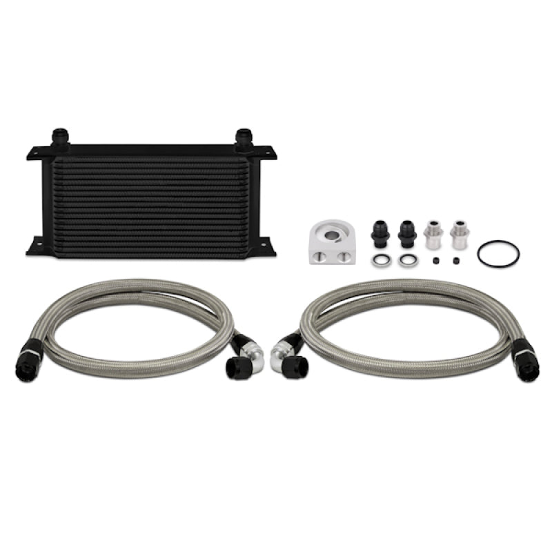 Mishimoto Universal 19 Row Oil Cooler Kit - Black - T1 Motorsports