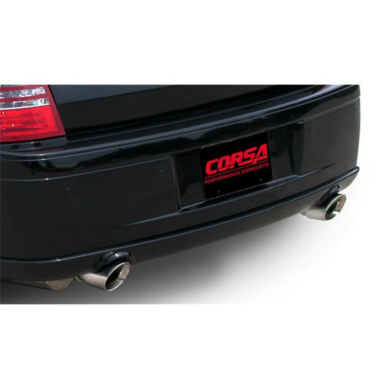 Corsa Xtreme Cat-Back Exhaust w/ Polished Tips - 2005-2010 Dodge Charger SRT-8 6.1L V8