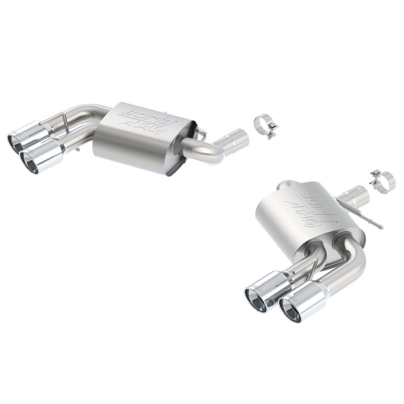 Borla 16 Chevy Camaro 6.2L Atak Rear Section Exhaust w/o Dual Mode Valves - T1 Motorsports