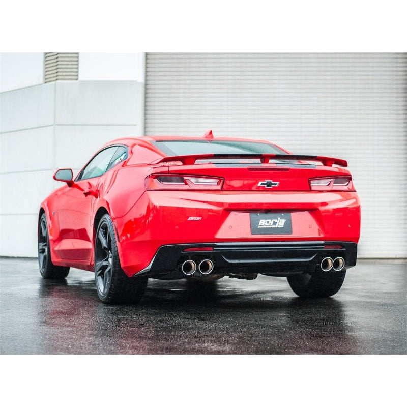 Borla 16 Chevy Camaro 6.2L Atak Rear Section Exhaust w/o Dual Mode Valves - T1 Motorsports