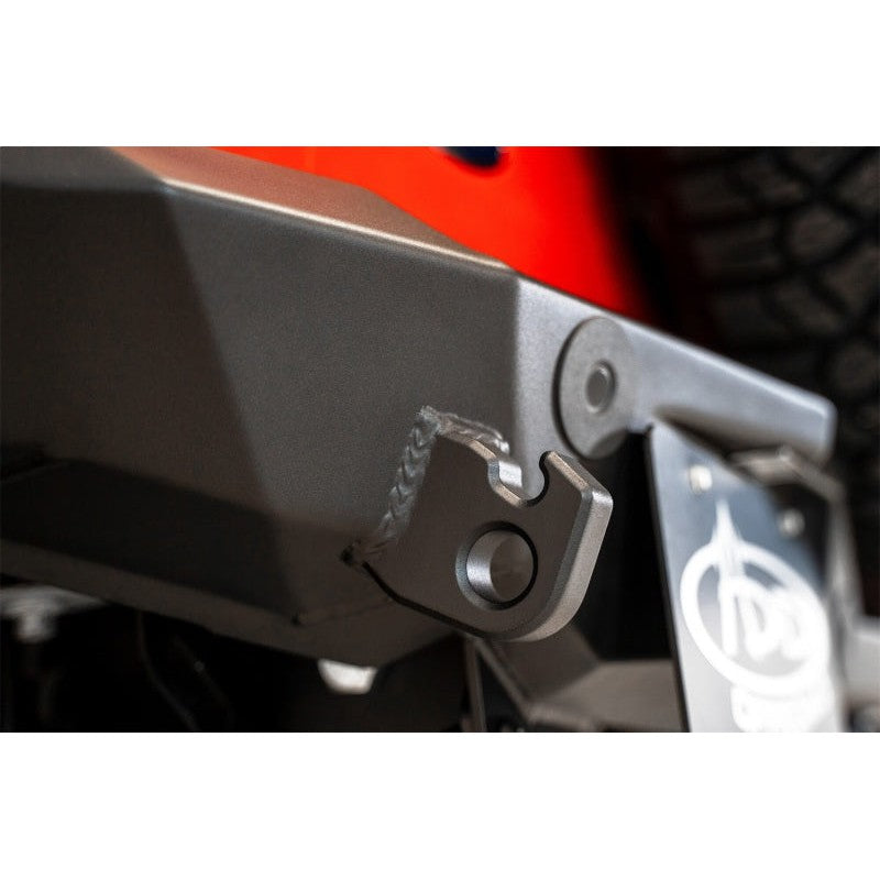 Addictive Desert Designs 2021+ Ford Bronco Rock Fighter Rear Bumper - Hammer Black