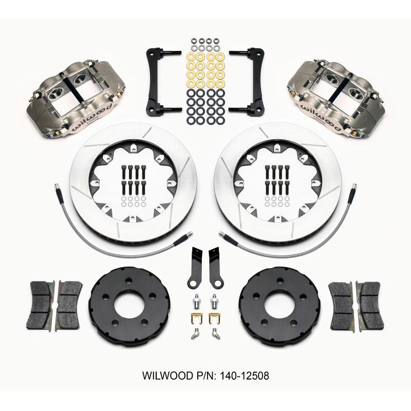 Wilwood Forged Superlite 4R ST BB Front Kit Road Race 2005-2014 Mustang - T1 Motorsports