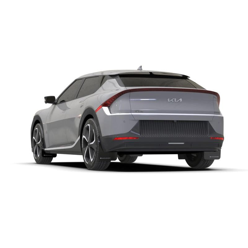 Rally Armor 22-23 Kia EV6 Black UR Mud Flap Red Logo
