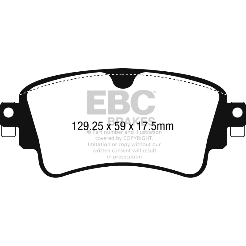 EBC Redstuff Brake Pads -  2018+ Audi A4 Allroad Quattro 2.0L Turbo - Rear Brake Pads