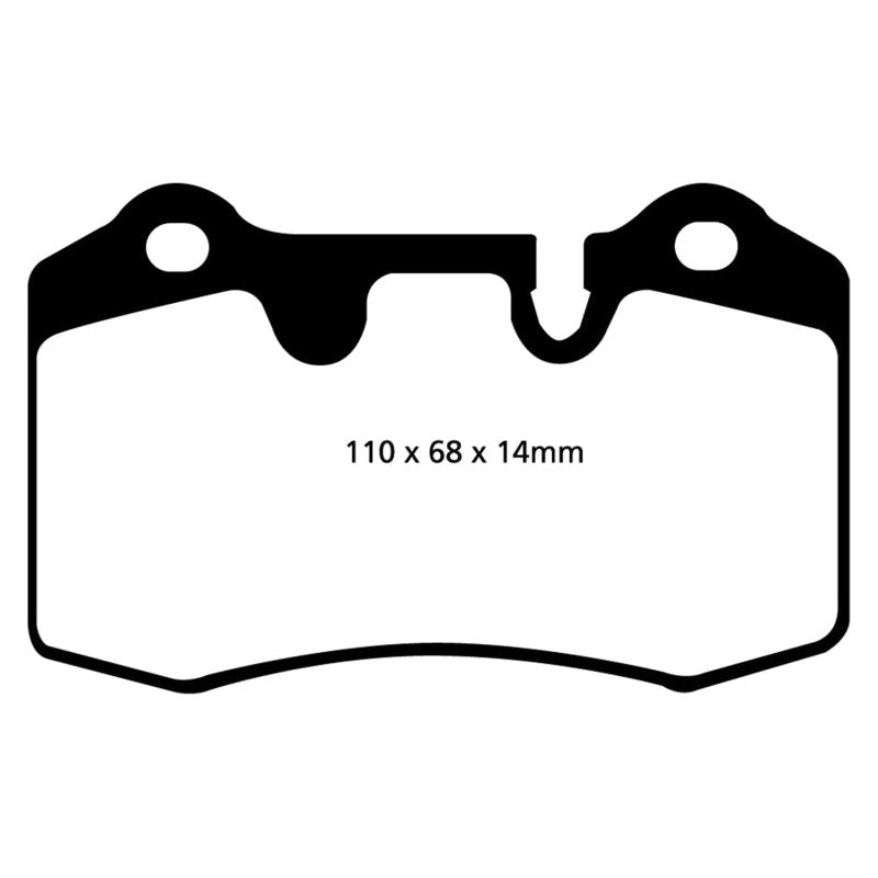 EBC Redstuff Brake Pads -  04-12 Aston Martin DB9 5.9 - Rear Brake Pads