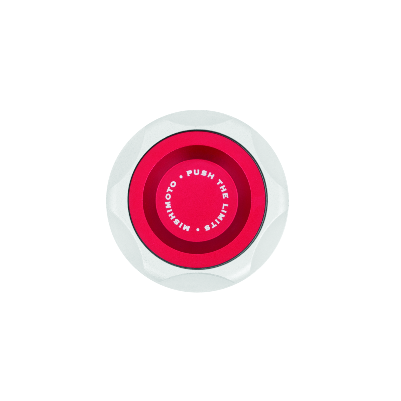 Mishimoto Mitsubishi Oil FIller Cap - Red - T1 Motorsports