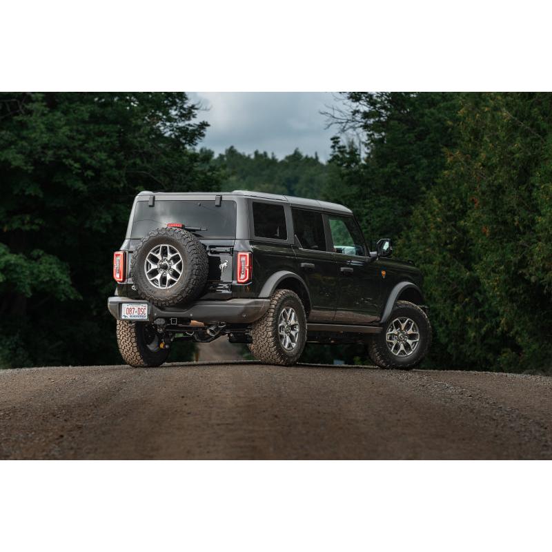 MBRP 2021+ Ford Bronco 2.3L/2.7L EcoBoost 3in Black Aluminized Catback Exhaust - T1 Motorsports