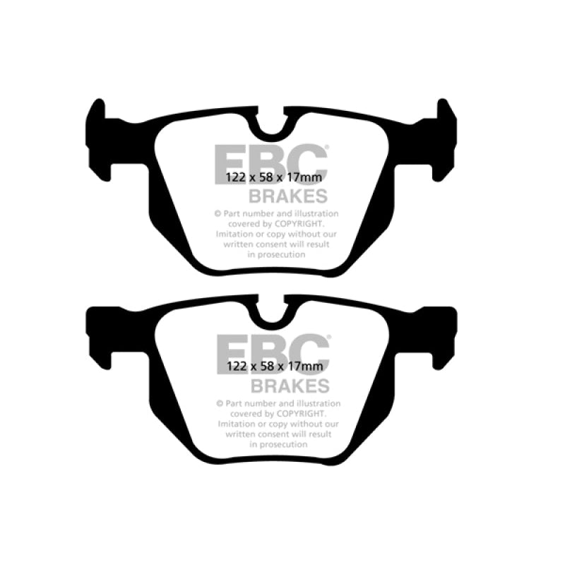 EBC Redstuff Brake Pads -  13+ BMW X1 3.0 Turbo (35i) - Rear Brake Pads