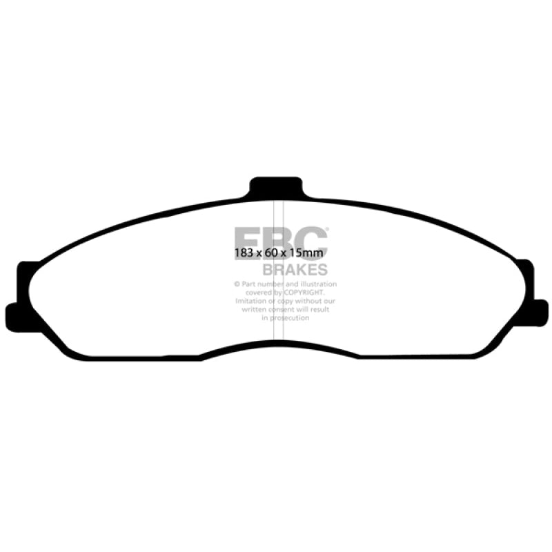 EBC Redstuff Brake Pads -  03-04 Cadillac XLR 4.6 - Front Brake Pads