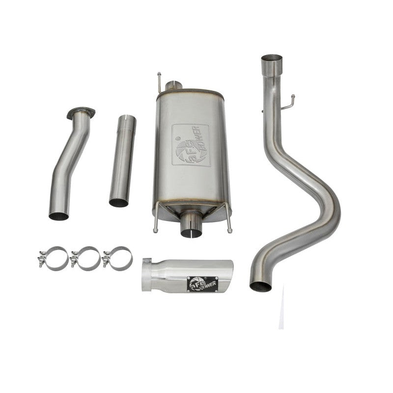 aFe MACHForce XP Cat-Back SS Exhaust w/ Polished Tips 16 Toyota Tacoma V6-3.5L