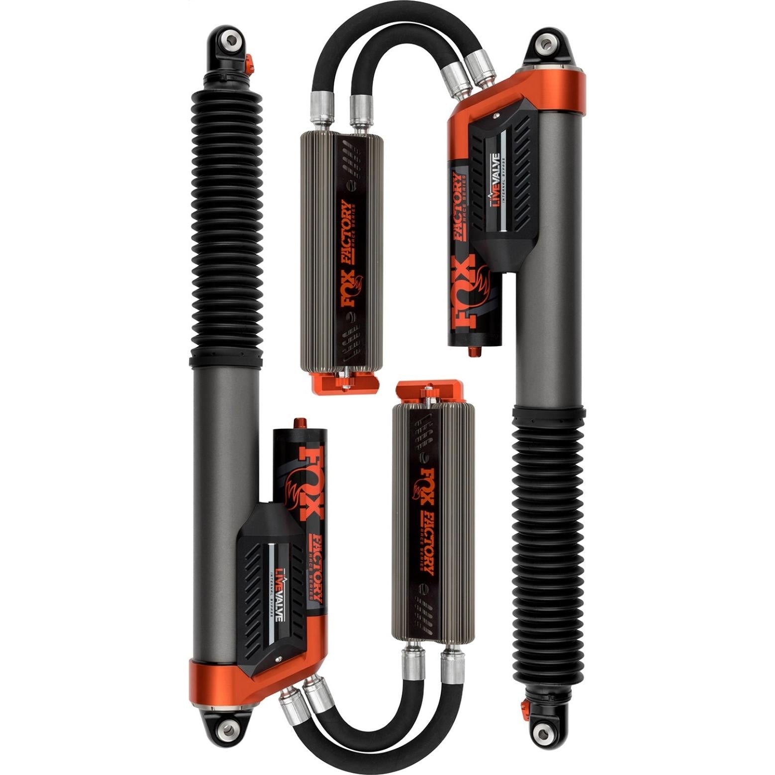 Fox Ford Raptor 3.0 Factory Series 12.3in External QAB P/B External Cooler Shock Set - T1 Motorsports