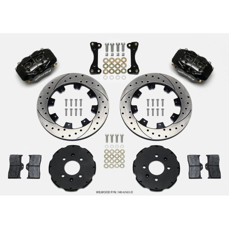 Wilwood Forged Dynalite Front Hat Kit 12.19in Drilled 94-01 Honda/Acura w/262mm Disc - T1 Motorsports