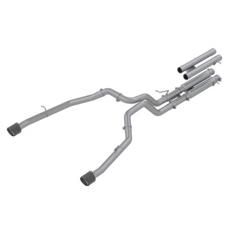 MBRP 2021 Ram TRX 6.2 S/C 3in Catback Dual Rear Carbon Fiber Tips(Race)- T304 - T1 Motorsports