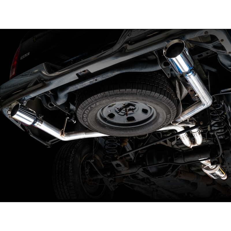 AWE Tuning 09-18 RAM 1500 5.7L (w/Cutouts) 0FG Dual Rear Exit Cat-Back Exhaust - Chrome Silver Tips