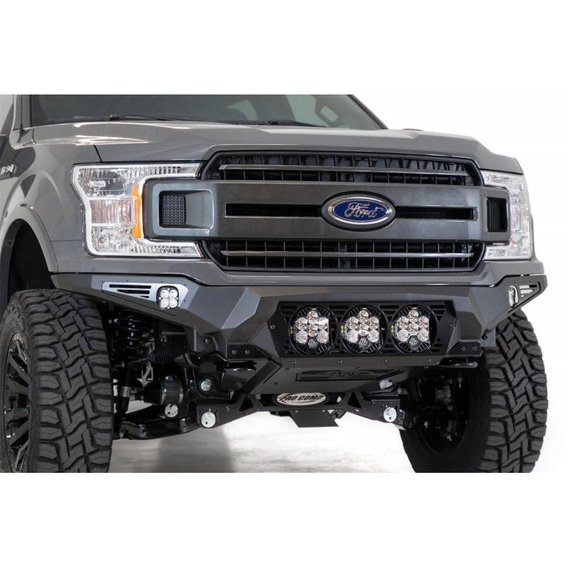 Addictive Desert Designs 18-20 Ford F-150 Bomber Front Bumper w/ 3 Baja Designs LP6 Mounts