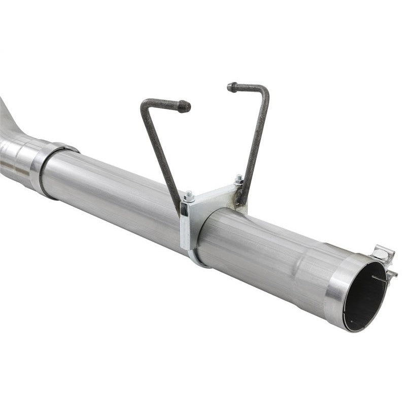 aFe LARGE BORE HD 4in 409-SS DPF-Back Exhaust w/Polished Tip 07.5-12 Dodge Diesel Trucks L6-6.7L(td)
