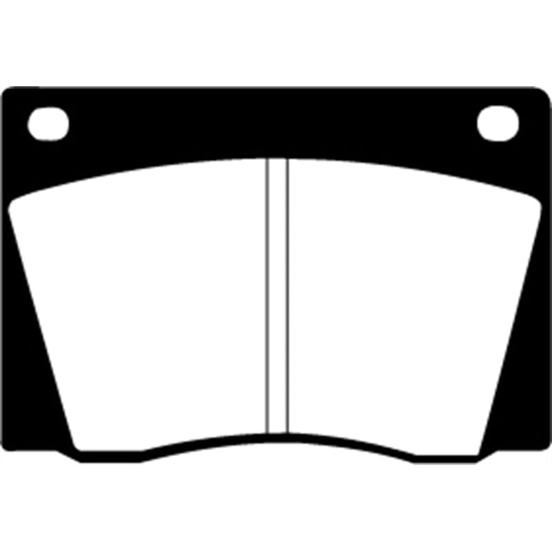 EBC Redstuff Brake Pads -  67-74 Ac 428 7.0 - Front Brake Pads
