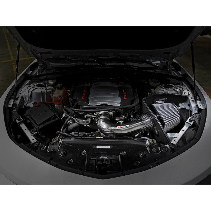 aFe Carbon Fiber Cold Air Intake System W/ Pro Dry S Filters - 21-23 Cadillac Escalade