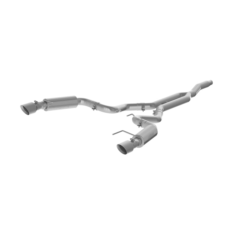 MBRP 15-18 Ford Mustang EcoBoost 2.3L T409 3in Cat Back Dual Split Rear Exit (Race Version) - T1 Motorsports