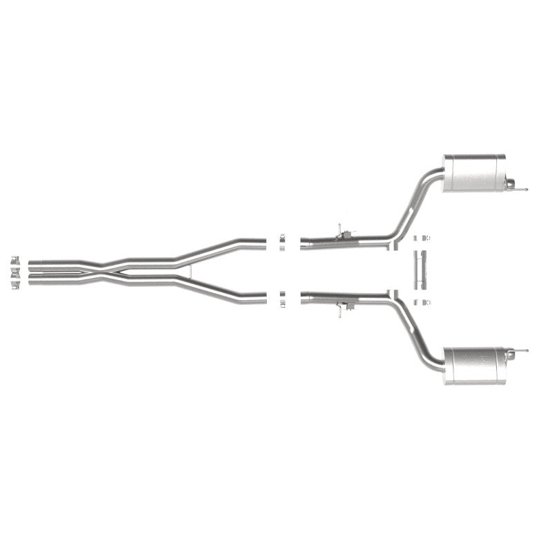 aFe MACH Force-Xp 3in 304 SS Cat-Back Exhaust 15-20 Dodge Charger Hellcat V8-6.2L (sc) / 392 V8-6.4L
