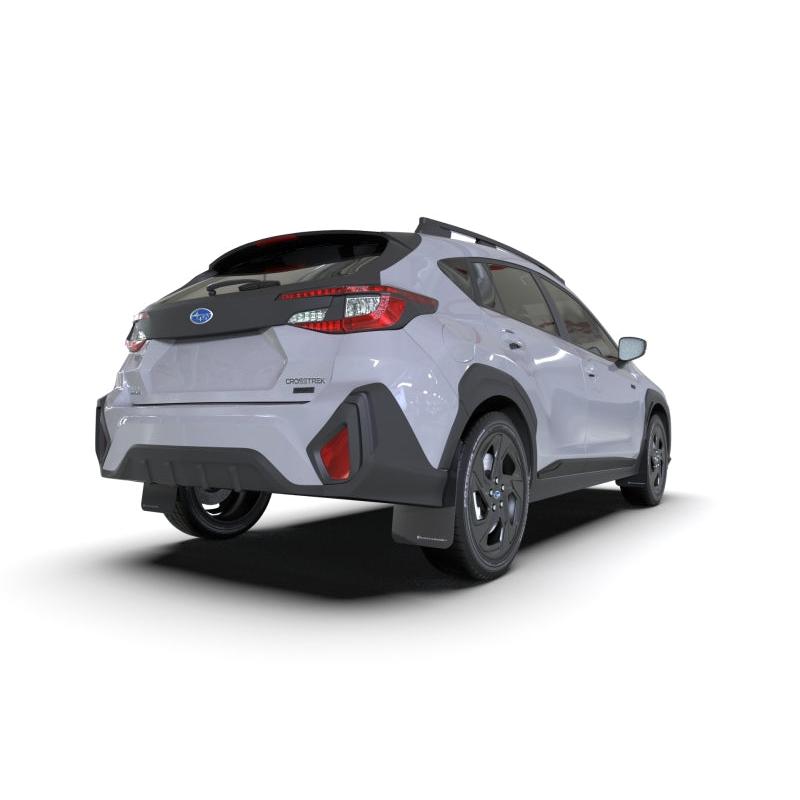 Rally Armor 2024 Subaru Crosstrek Black UR Mud Flap Light Blue Logo