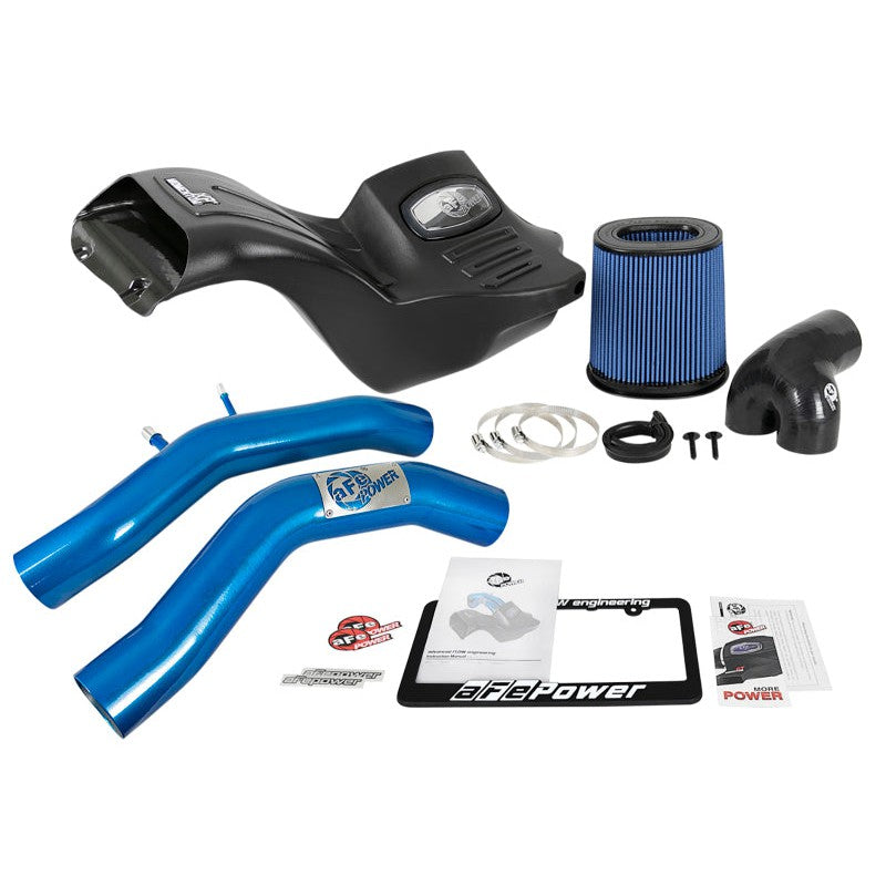 aFe Momentum XP Cold Air Intake System w/ Pro 5R Media Blue 15-19 Ford F-150 V8-5.0L