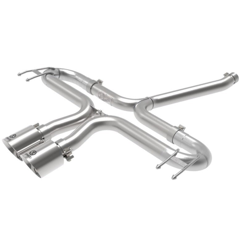 aFe Takeda 2-1/2in 304 SS Axle-Back Exhaust w/Polished Tips 17-20 Honda Civic Sport L4-1.5L (t)