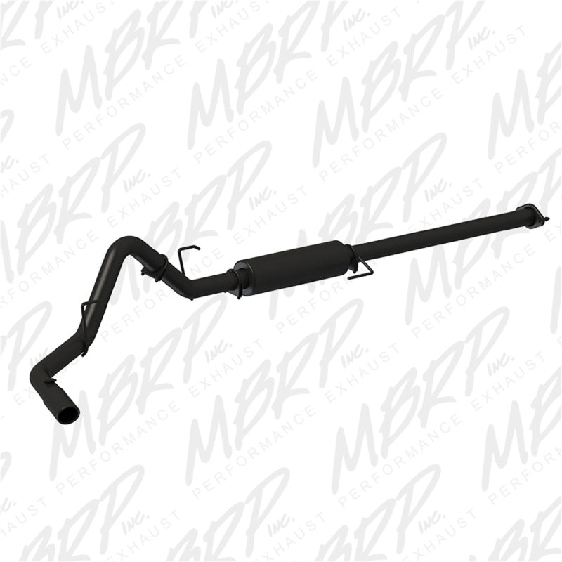 MBRP 2015 Ford F-150 2.7L / 3.5L EcoBoost 3in Cat Back Single Side Black Exhaust System - T1 Motorsports