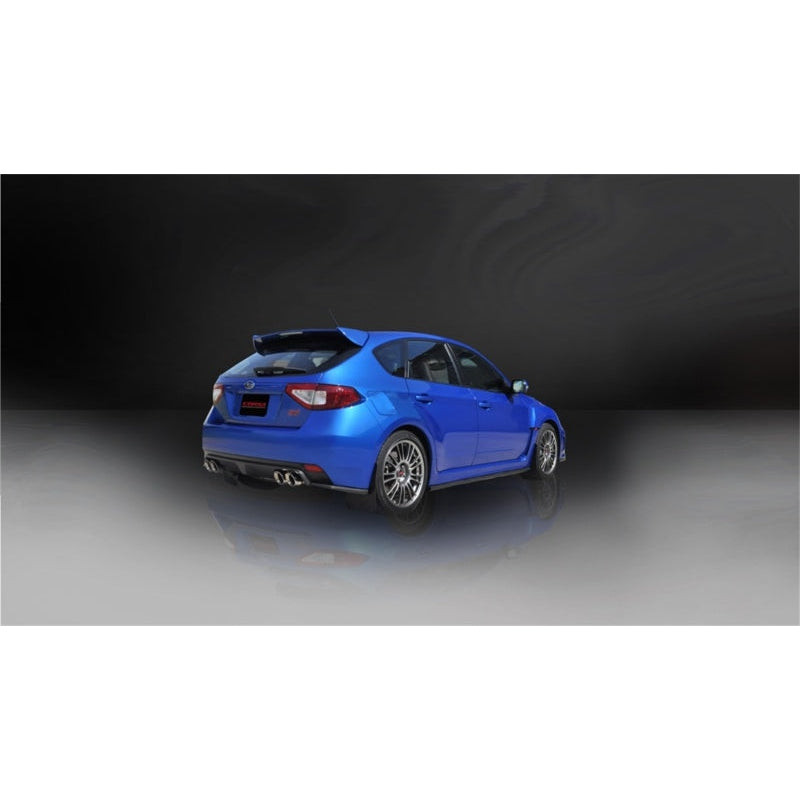 Corsa Sport Cat-Back Exhaust w/Polished Tips - 2008-2014 Subaru Impreza Hatchback STI