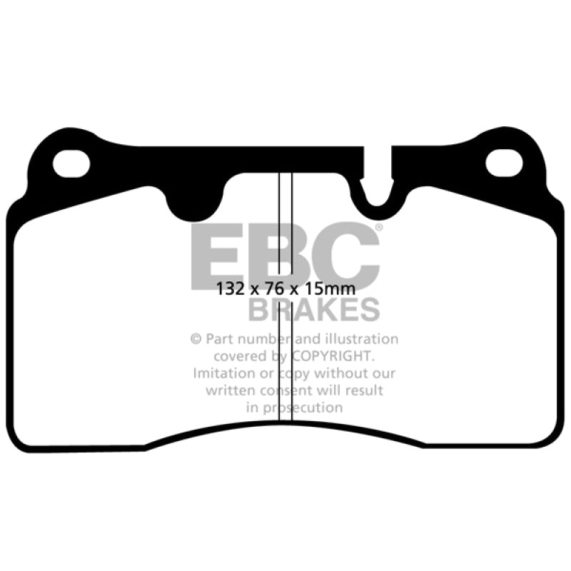 EBC Redstuff Brake Pads -  04-12 Aston Martin DB9 5.9 - Front Brake Pads