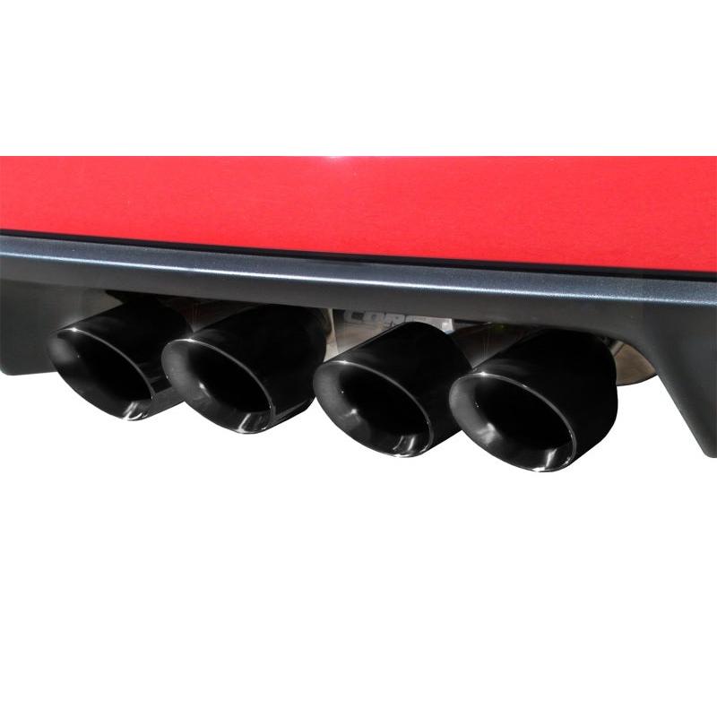 Corsa Xtreme Axle-Back Exhaust w/Dual Black 3.5in Tips - 2009-2013 Chevrolet Corvette C6 6.2L V8
