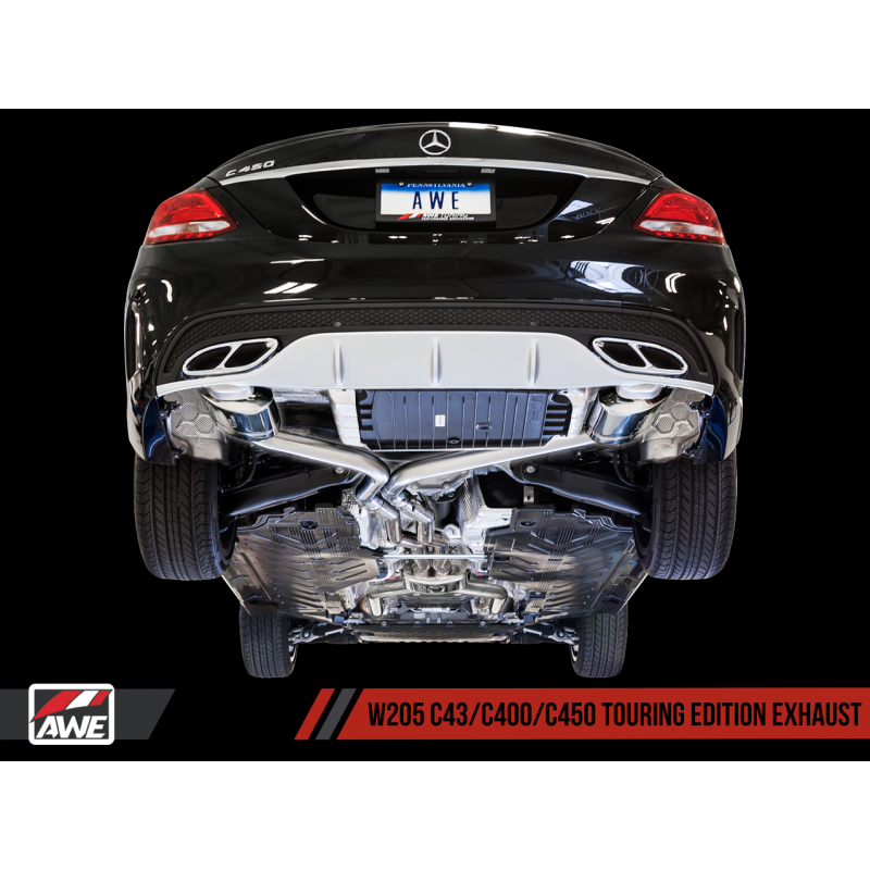 AWE Tuning Mercedes-Benz W205 C450 AMG / C400 Touring Edition Exhaust