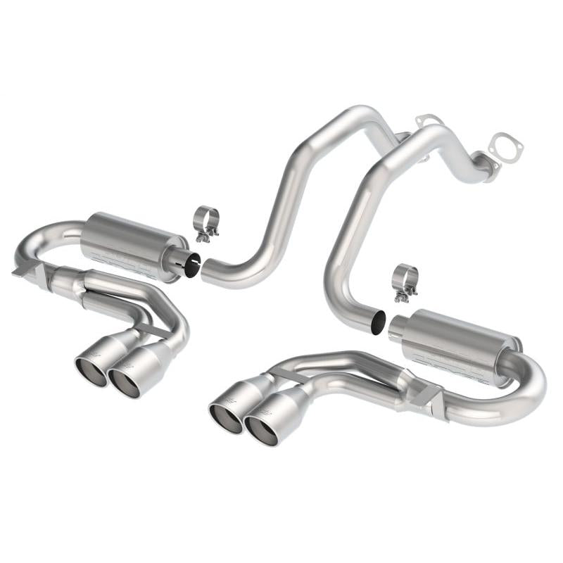 Borla S-Type Catback Exhaust System - 1997-2004 Corvette Base
