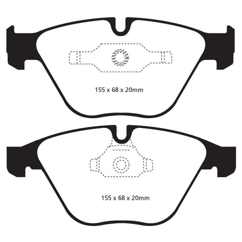 EBC Redstuff Brake Pads -  11+ BMW Z4 3.0 Twin Turbo iS (E89) - Front Brake Pads
