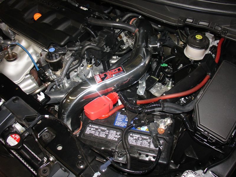 Injen 12-13 Honda Civic Polished Tuned Air Intake w/ MR Tech/Web Nano-Fiber Dry Filter - T1 Motorsports